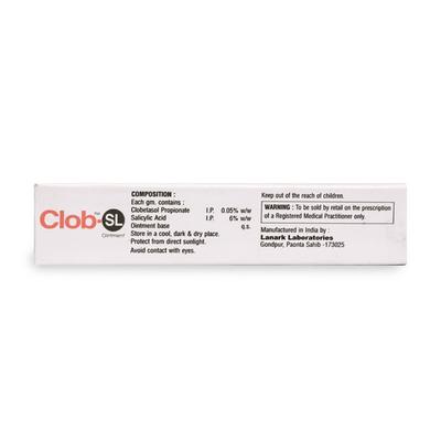 CLOB SL Ointment 15gm - Skin Infections-Toc