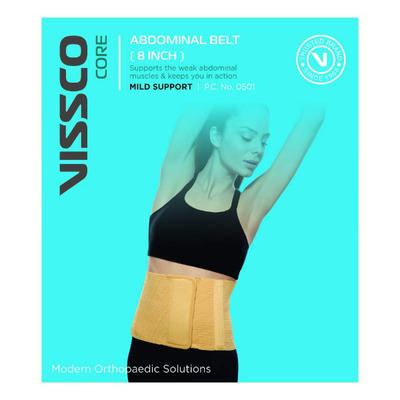Vissco Abdominal Belts 8 Inches (XXXL) (0501) 1's - Abdomen/Neck/Arm/Elbow Supports