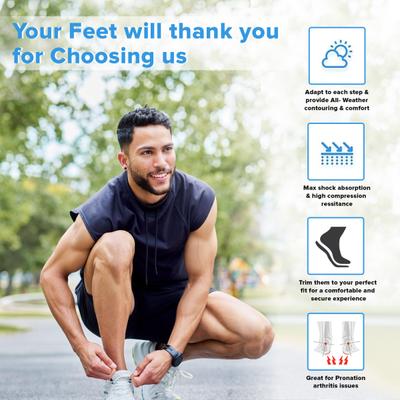 Dr Foot Orthotics Heavy Duty Insole Pair (L) 1's - Manicure & Pedicure Kits