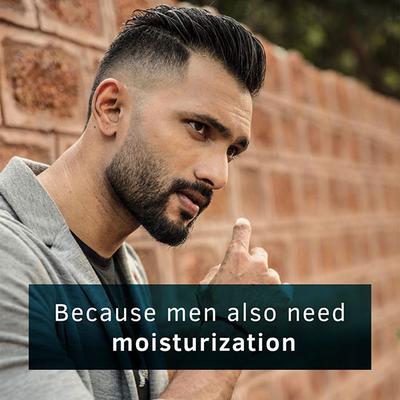 Ustraa Men's Moisturising Cream - Shea Butter & Olive Oil (Dry Skin) 100 gm - Face Moisturizers