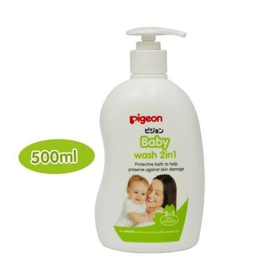 Pigeon Baby Wash 2-in-1 Sakura 500 ml - Baby Body Wash