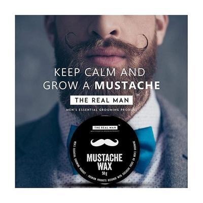 The Real Man Mustache Wax 50 gm - Beard Wax