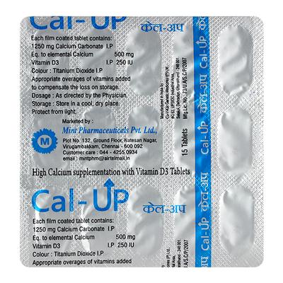 CAL UP Tablet 15's - Supplements-Vam