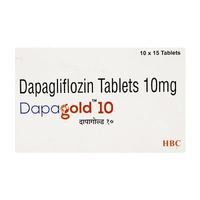 DAPAGOLD 10 Tablet 15's - Diabetes-Ant
