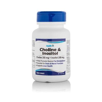 HealthVit Choline & Inositol Capsules 60's - General Health