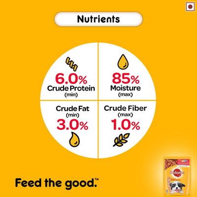 Pedigree Puppy Chicken Chunks in Gravy 70 gm - Petfood