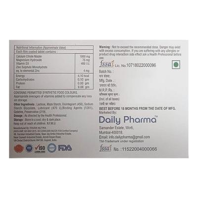 CALSMART Tablet 10's - Supplements-Cal