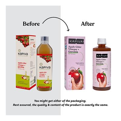 Kapiva Apple Cider Vinegar + Garcinia 500 ml - Health Products