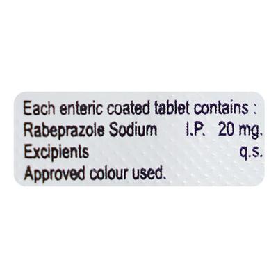 RABENES 20 Tablet 10's - Ulcer/Reflux/Flatulence-Aaa
