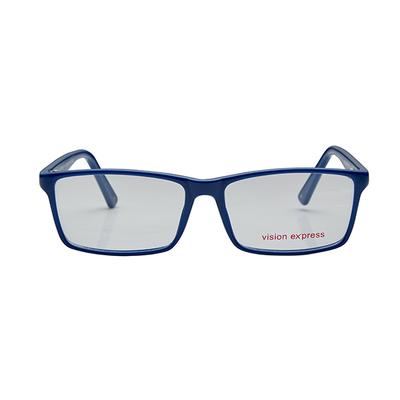 Vision Express 29330 Blue Rectangle Eyeglasses (Including Anti-Reflective Coating Lens) 1's - Wearables Eye Glasses