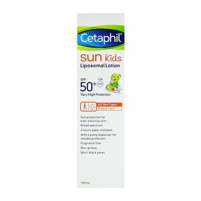 CETAPHIL SUN KIDS SPF 50+ UVB/UVA VERY HIGH PROTECTION LIPOSOMAL Lotion 150ml (N) - Lotions & Creams