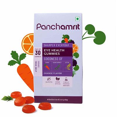 Panchamrit Eye Health Gummies - Orange Flavour 30's - General Health