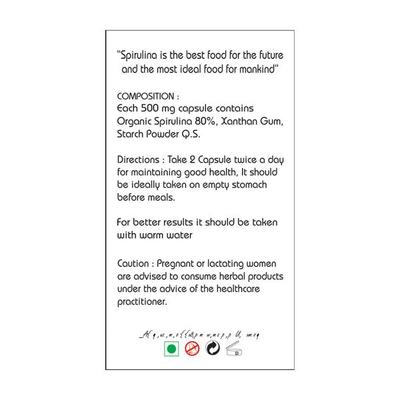 Basic Ayurveda Spirulina Capsule 30's - Pure Herbs