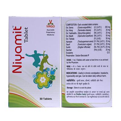Virgo Niyamit Tablet 30's - Speciality Medicines