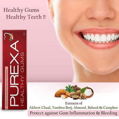 Purexa Healthy Gum Care Herbal Toothpaste (Pack of 2 x 100 gm) 1's - Toothpaste