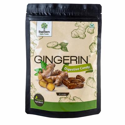 Supreem Super Foods Gingerin Candy 50's - Herbal Dietary Supplement