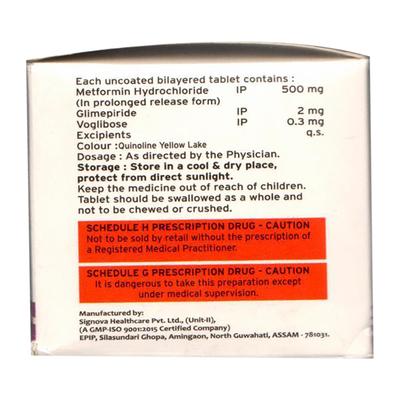 VOBIWIN TRIO FORTE 2 Tablet 15's - Diabetes-Ant