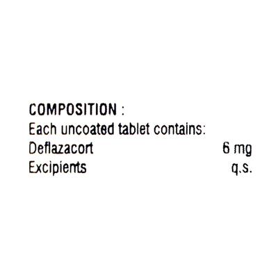 DEFLOGRAF 6mg Tablet 10's - Hormonal Therapy-Imm
