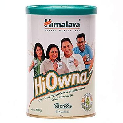Himalaya Hiowna Adult Powder - Vanilla Flavour 200 gm - Health Products