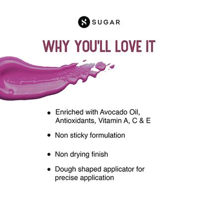 SUGAR Cosmetics Mettle Liquid Lipstick - 08 Alcor (Warm Plum) 7 gm - Liquid Lipsticks