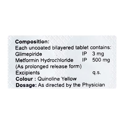 GENEGLIM M 3 Tablet 15's - Diabetes-Ant