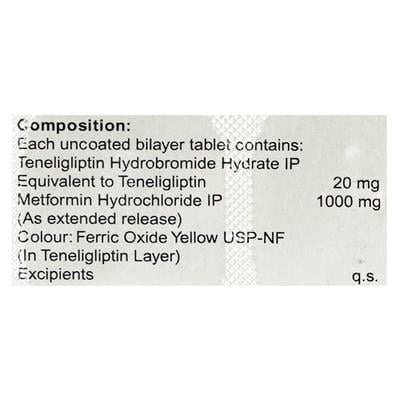 SITENALI M 1000 Tablet 15's - Diabetes-Ant