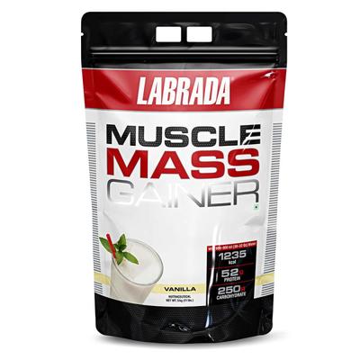 Labrada Muscle Mass Gainer Powder - Vanilla 5 kg - Workout Essentials