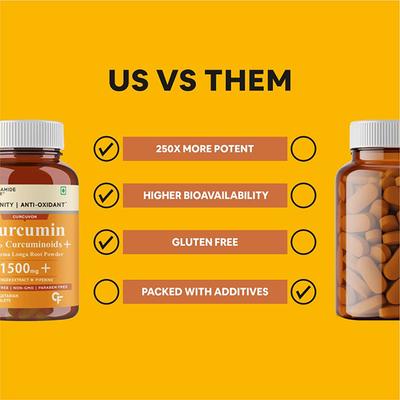 CF Curcumin 1500 mg Veg Tablet 90's - Speciality Medicines