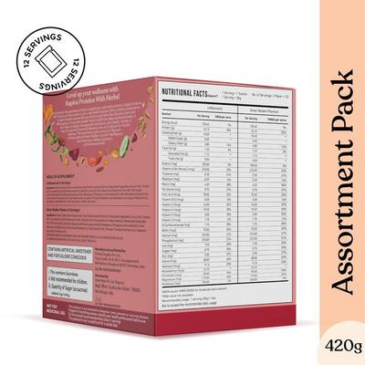 Kapiva Proteins with Herbs for Women - Assortment Pack (Pack of 12 x 35 gm) - Health Products