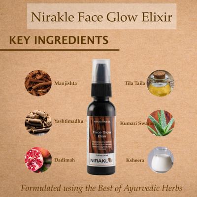 Nirakle Manjishtadi Oil Face Glow Elixir 50 ml - Personal Care (Ayush)