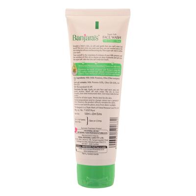Banjaras Face Wash - Milk Cream Olive 100 ml - Face Wash & Cleansers