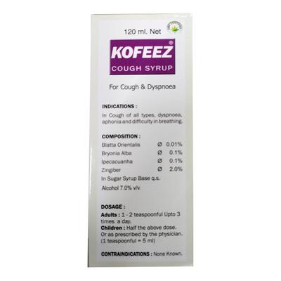 Medisynth Kofeez Cough Syrup 120 ml - Speciality Medicine