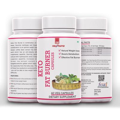 Neurapid Keto Fat Burner Veg Capsule 60's - Herbal Dietary Supplement