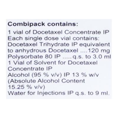 Docecad 120mg Injection 3ml - Cancer Oncology-Cyt
