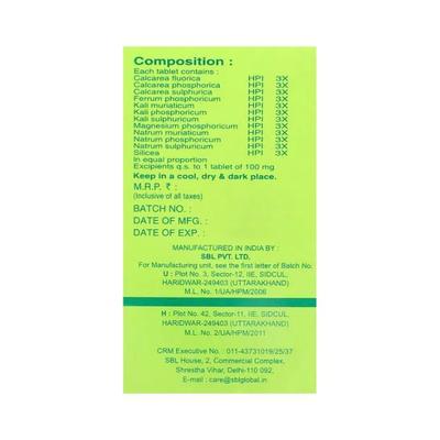 SBL Bio-Combination 28 Tablet 450 gm - Bio-Combination