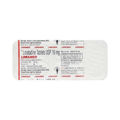 LORAMED 10mg Tablet 10's - Allergies-Ant