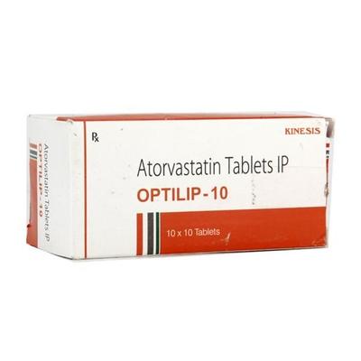 Optilip 10mg Tablet 10'S - High Cholesterol-Dys
