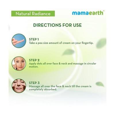 Mamaearth Natural Radiance Day Cream 50 gm - Face Creams