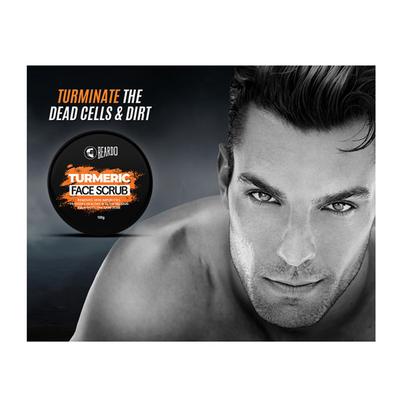 Beardo Face Scrub - Turmeric 100 gm - Face Scrubs