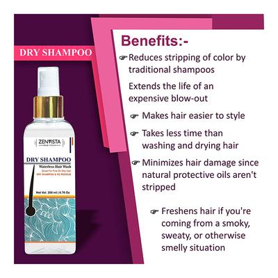 Zenvista Meditech Dry Shampoo 200 ml - Shampoos