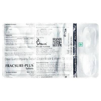 FRACSURE PLUS Tablet 10's - Supplements-Cal