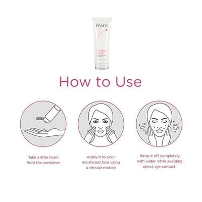 POND'S Flawless White Deep Whitening Facial Foam 100 gm - Face Wash & Cleansers