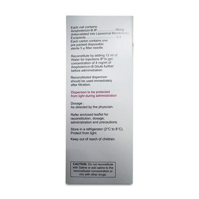 LIPHOLYN 50 Injection 1's - Fungal Infections-Anf