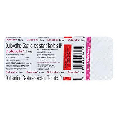 DULOCALM 20 Tablet 10's - Depression-Ant