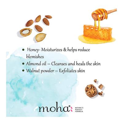 Moha Scrub Soap 100 gm (Buy 1 Get 1 Free) - Soaps