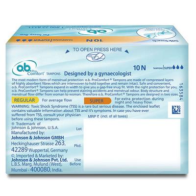 Ob Tampons For Heavy Flow 10'S - Tampons
