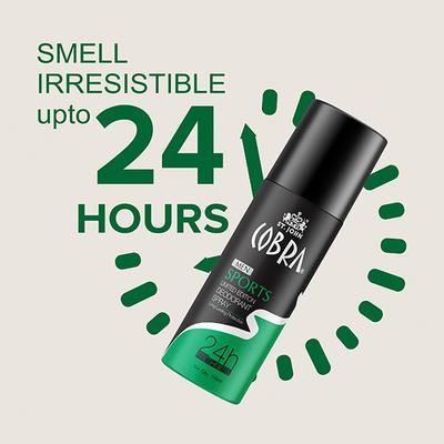 St. John Sports Limited Edition Deodorant Spray 150 ml + Cobra Oud Deodorant Spray 150 ml + Cobra Envy Deodorant Spray 150 ml - Men Deodorants/Roll-Ons