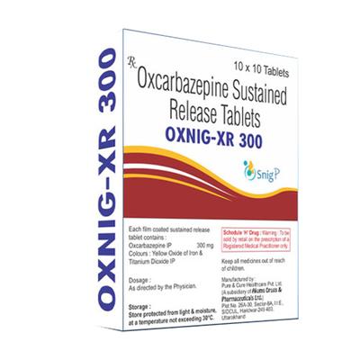OXNIG XR 300mg Tablet 10's - Epilepsy/Convulsion-Ant