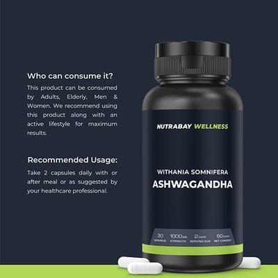 Nutrabay Wellness Ashwagandha Capsule 60's - Sexual Care