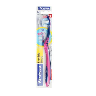 Trisa Flexible Head Medium Toothbrush 1's - Baby Oral Care